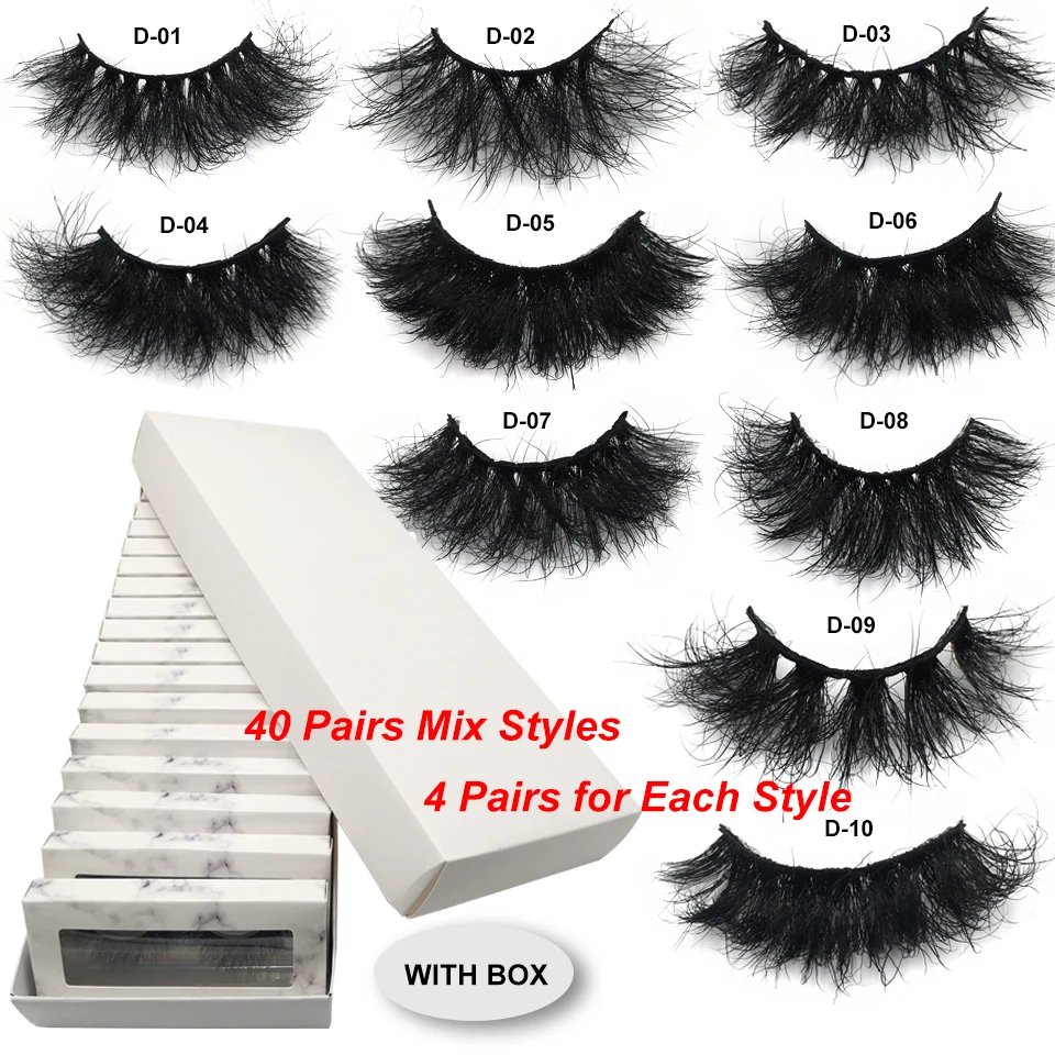 40 Pairs Mix Styles