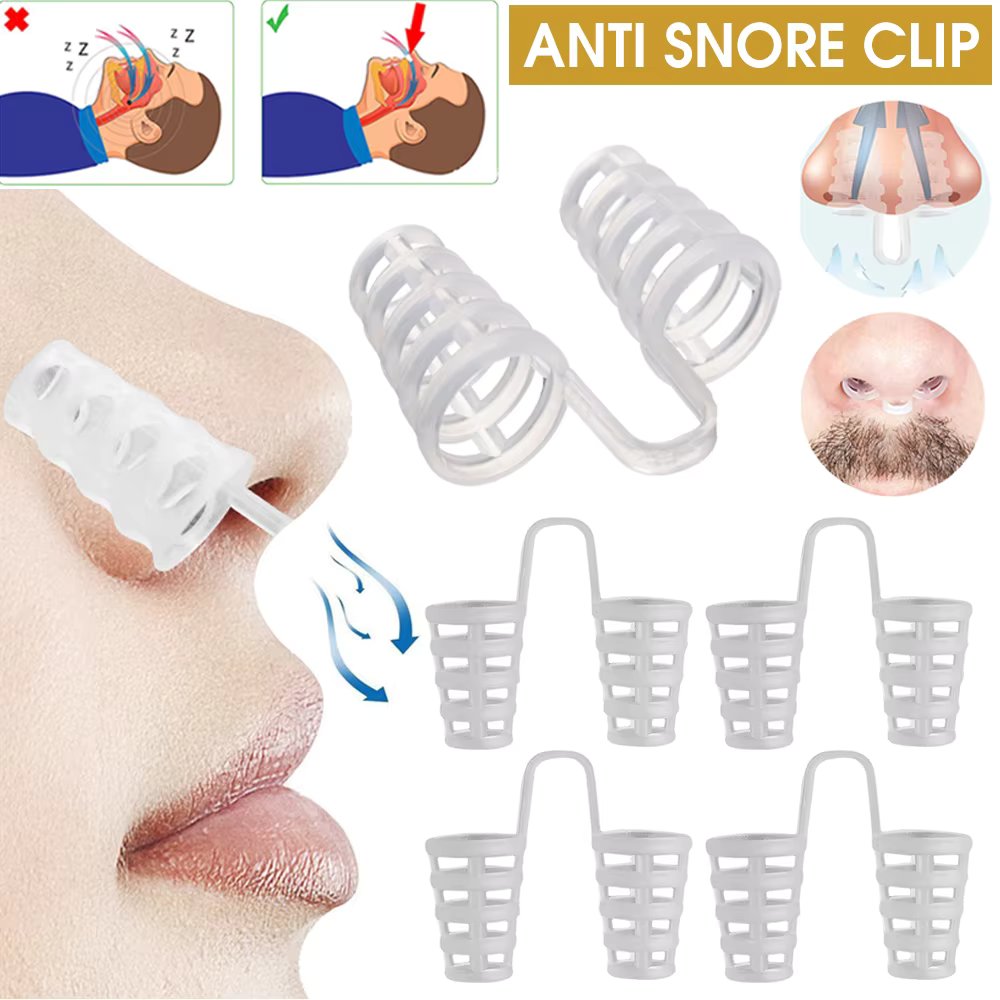 Nasal Dilator Anti Snoring Easy Breathe Nose Clip Stop Snore Silicone Aid