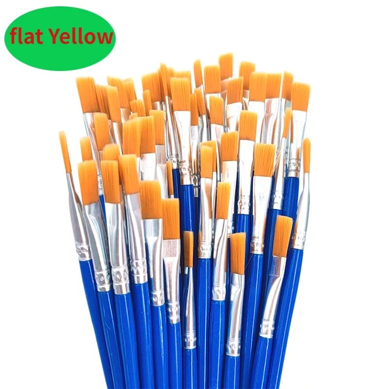 50Pcs Flat Brush