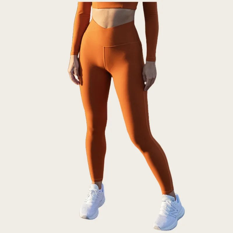 Sunset Orange Pants