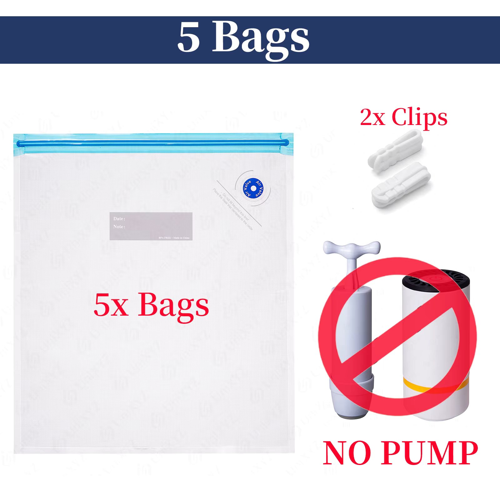 5 Bags