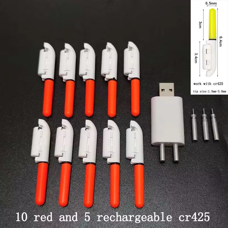 10 red L and 5 cr425
