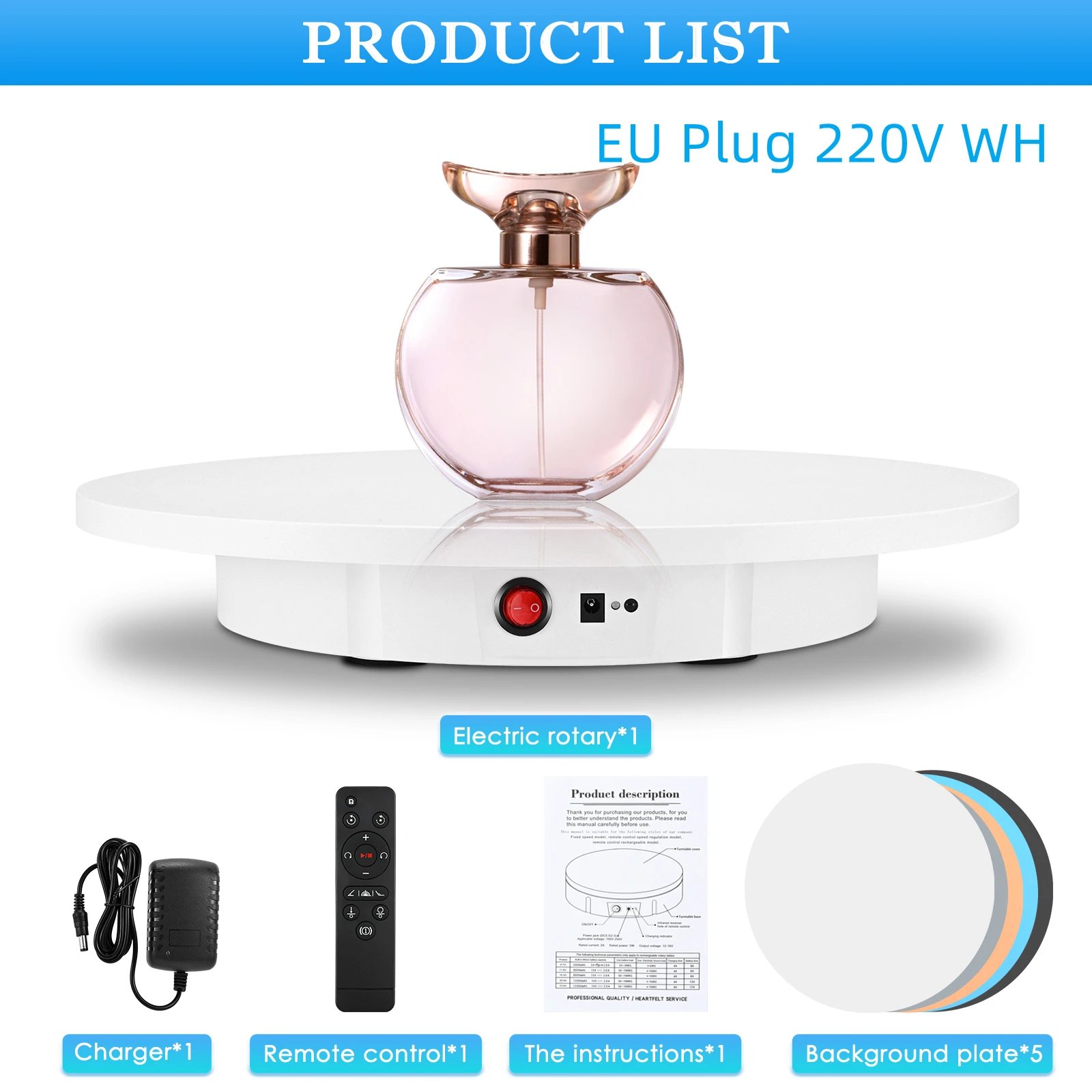 EU Plug 220V WH