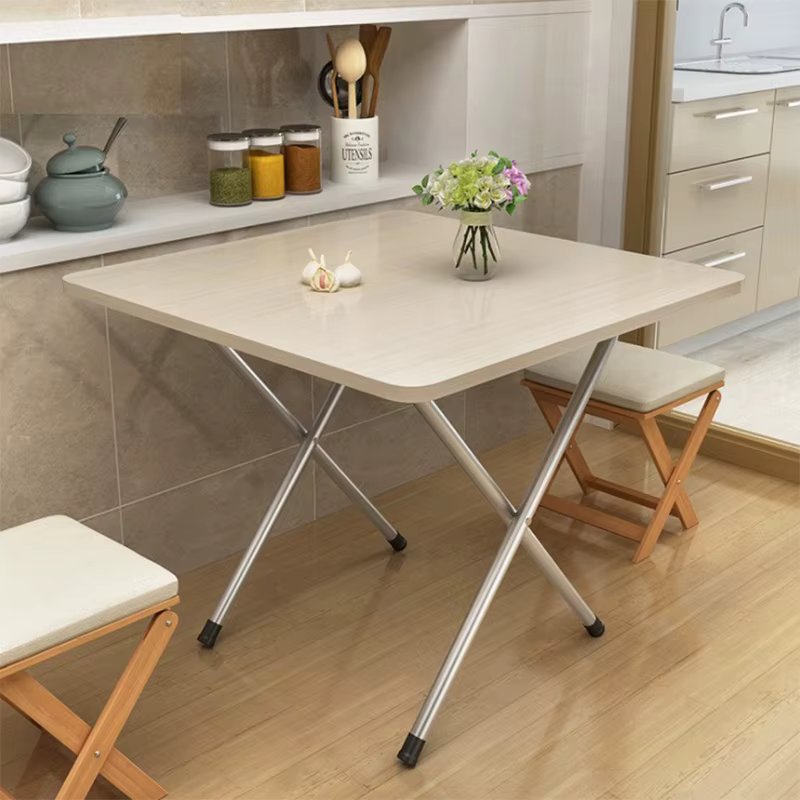 Folding simple portable table tea desk for 2 people 4 people