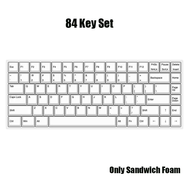 84 Key White