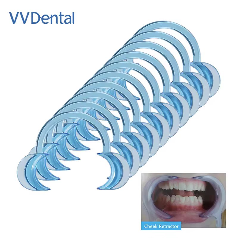 VVDental 5PCS/Set C shape Retractor Mouth Opener Mouth Spreader Lip Shape Opener Dentist Oral Clean Orthodontic Tool Dental
