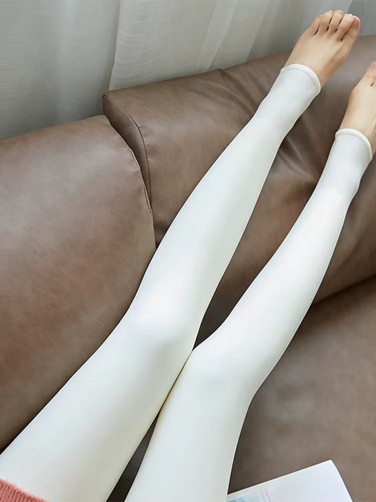 White foot socks