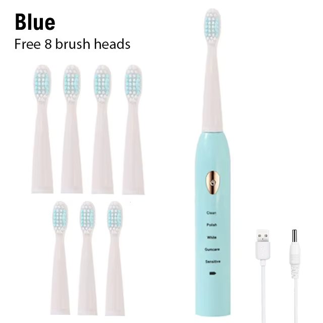 8 head Blue