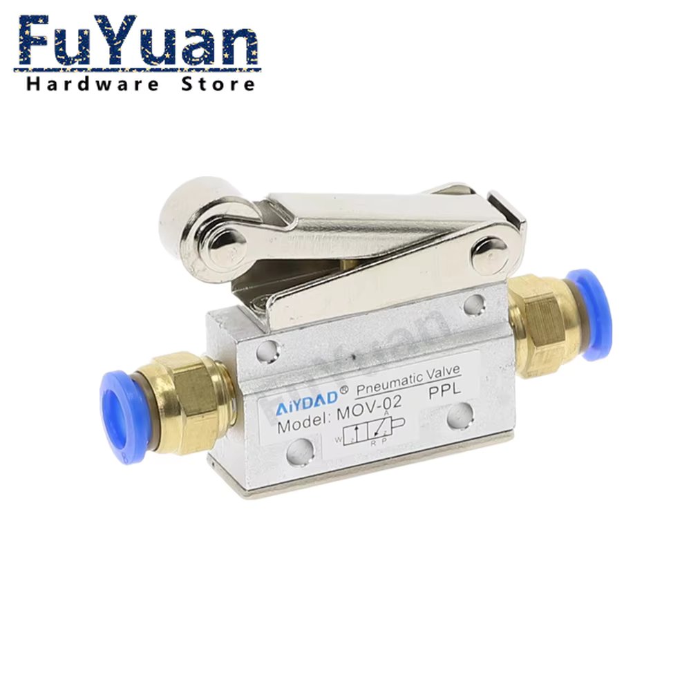 MOV-02 MOV-321 PT 1/8"Female Thread 3 Position 2 Way Pneumatic Mechanical Valve Pneumatic Reversing Valve Hand Manual Valves