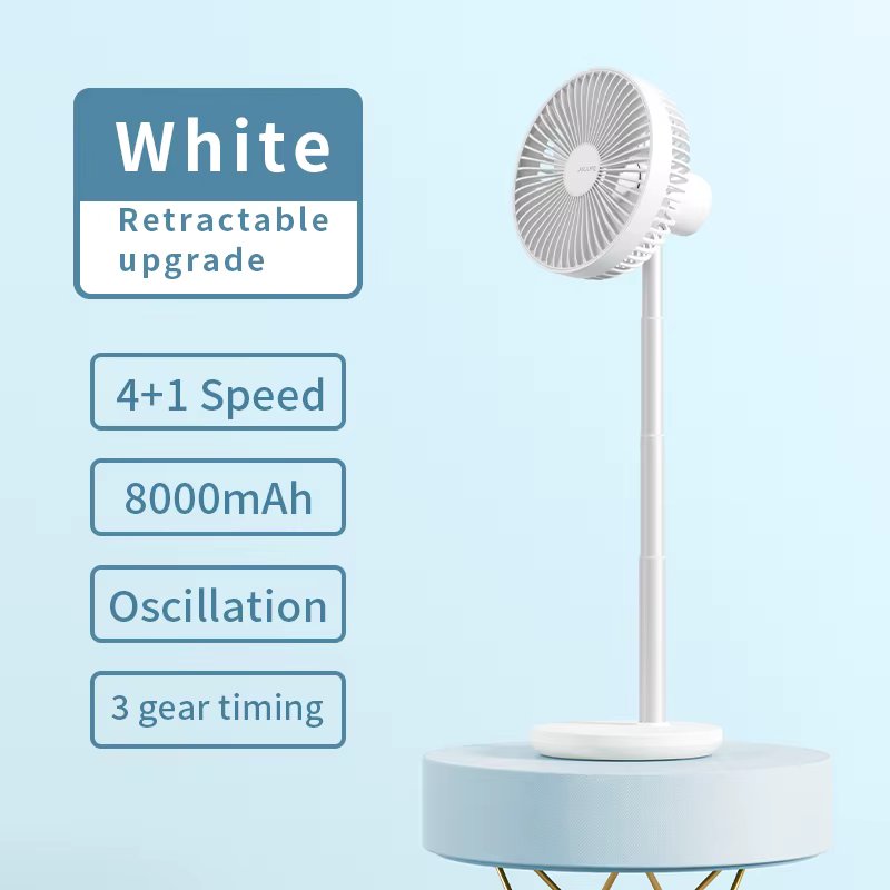 timed fan white