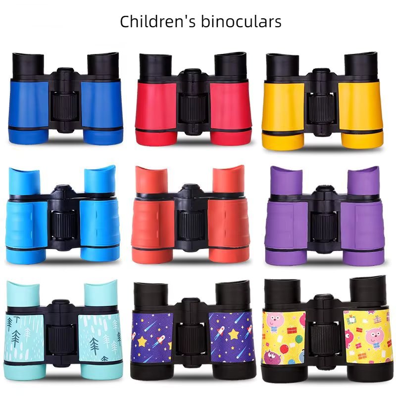 Children's Binoculars, High Magnification, High-definition Toys, Science and Education, Educational Cartoon, Outdoor, 4X30