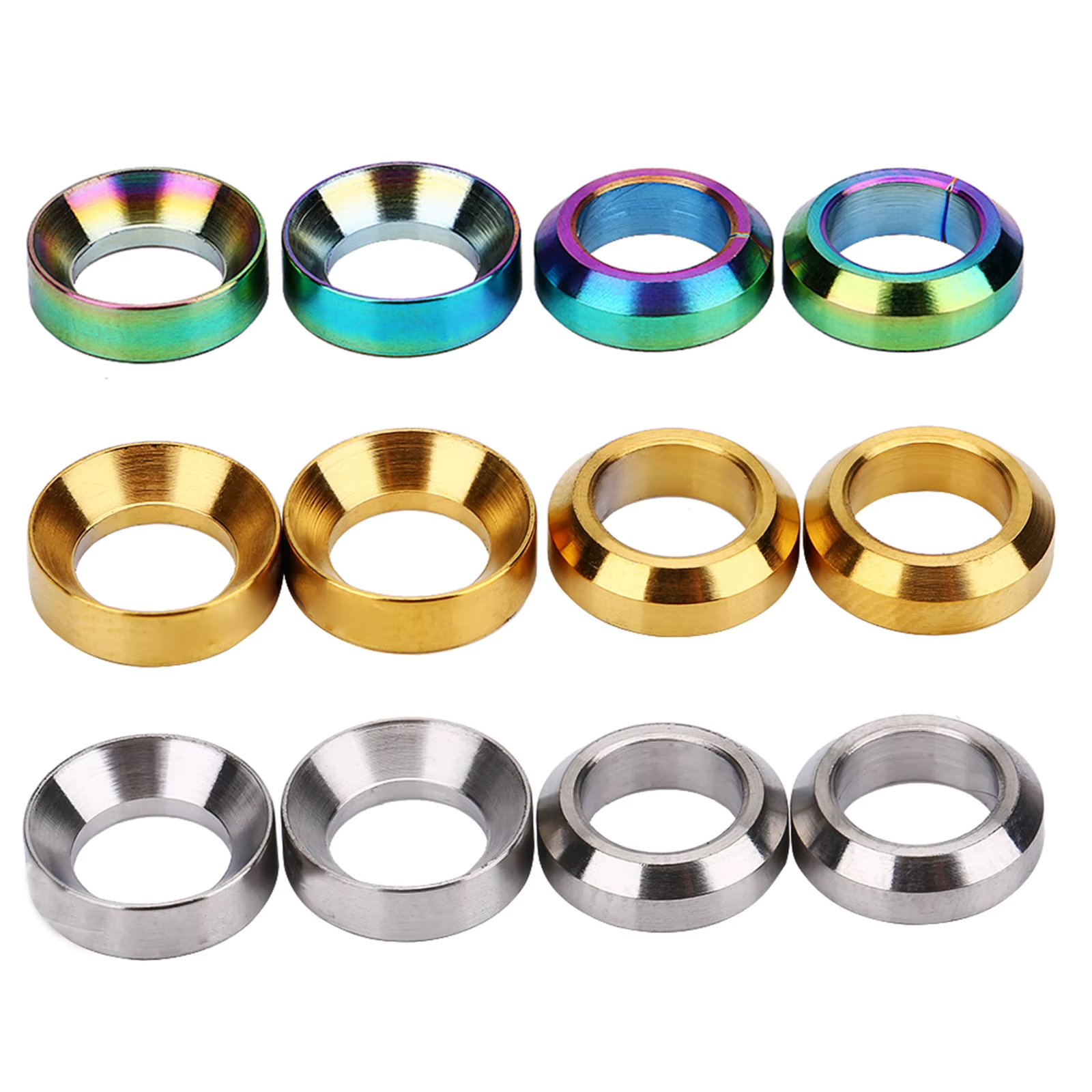 /Lot TC4 Titanium Brake Caliper Fixed  Gasket Spacer For Mountain  Brake Cliper Gasket Caliper Fixed  Spacer