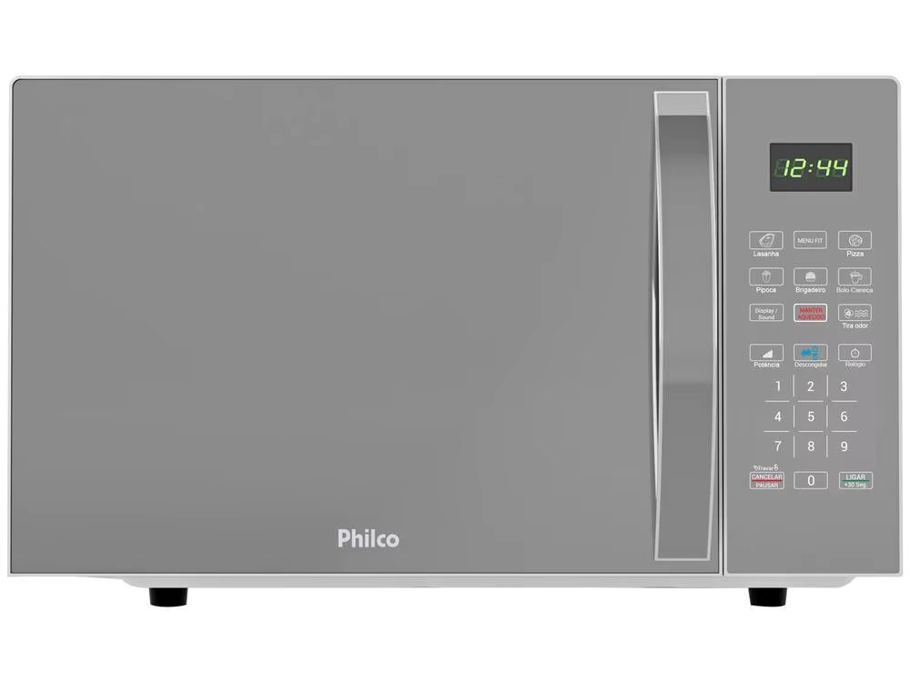 Philco 25L Silver Mirrored Microwave PMO28S - 220V
