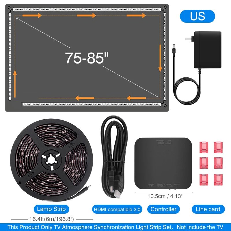 For 75-85 inch TV US