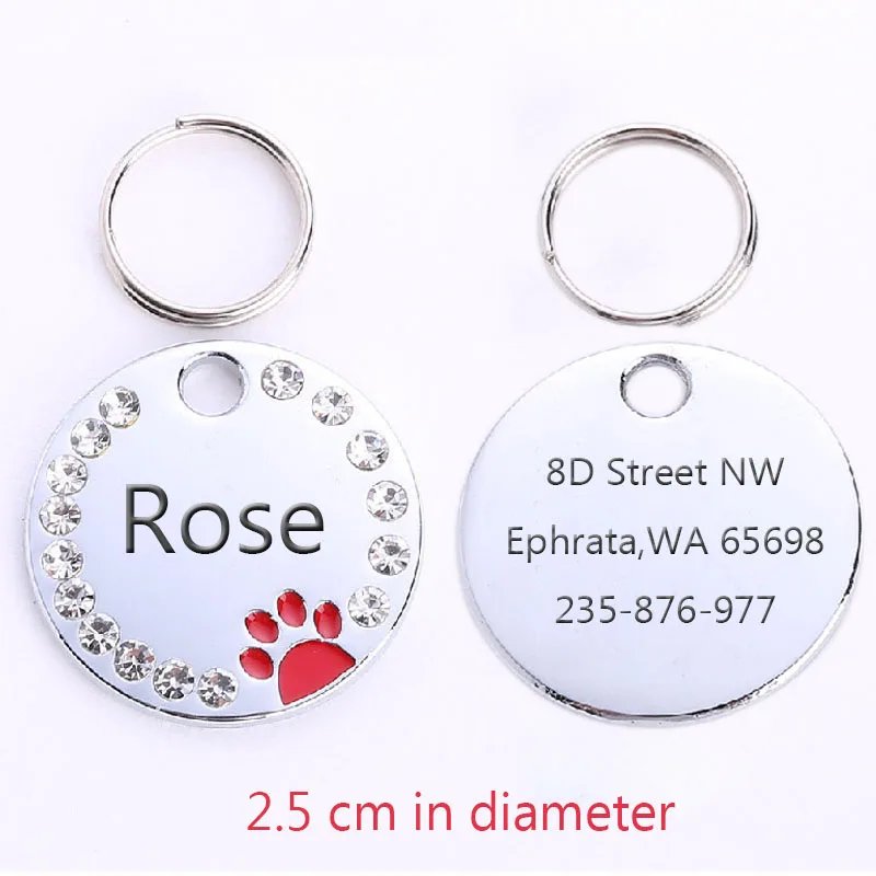 Diameter 25mm Red