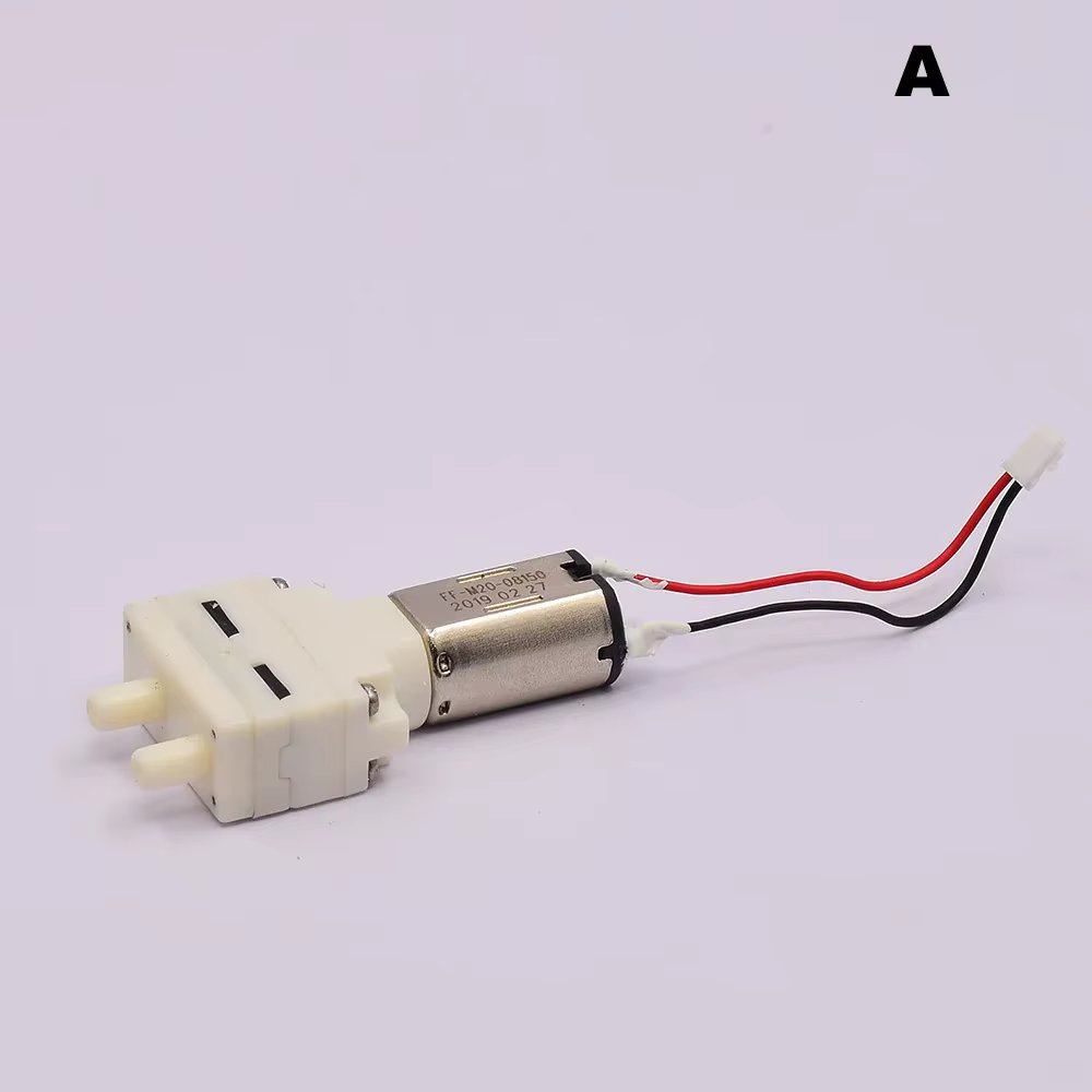 DC 3V 3.7V 5V Mini M20 Water Pump Tiny Self-priming Air Vacuum Suction Pump for Robot Sweeper/ Hair Straighteners