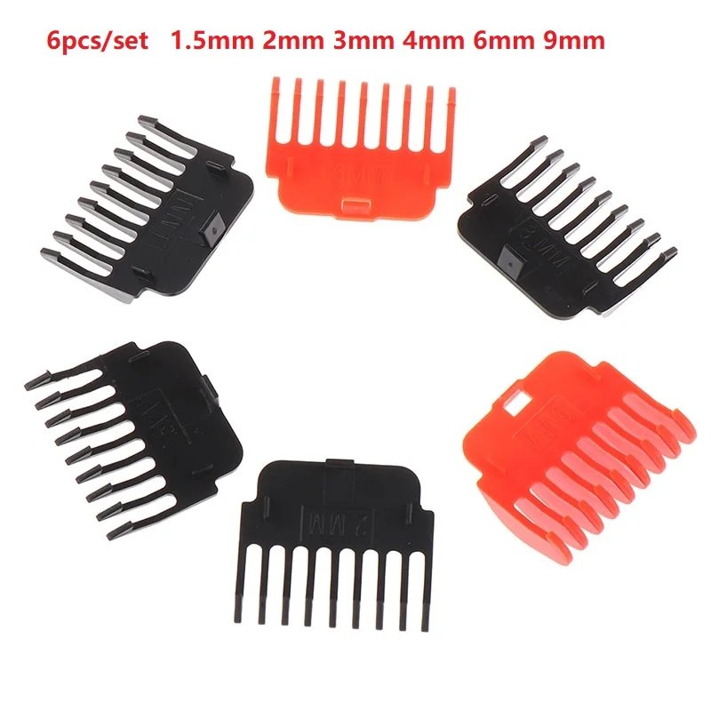 1 Set T9 Hair Clipper Guards Guide Combs Trimmer Cutting Guides Styling Tools Attachment Compatible 1.5/ 2/ 3/ 4/ 6/ 9mm