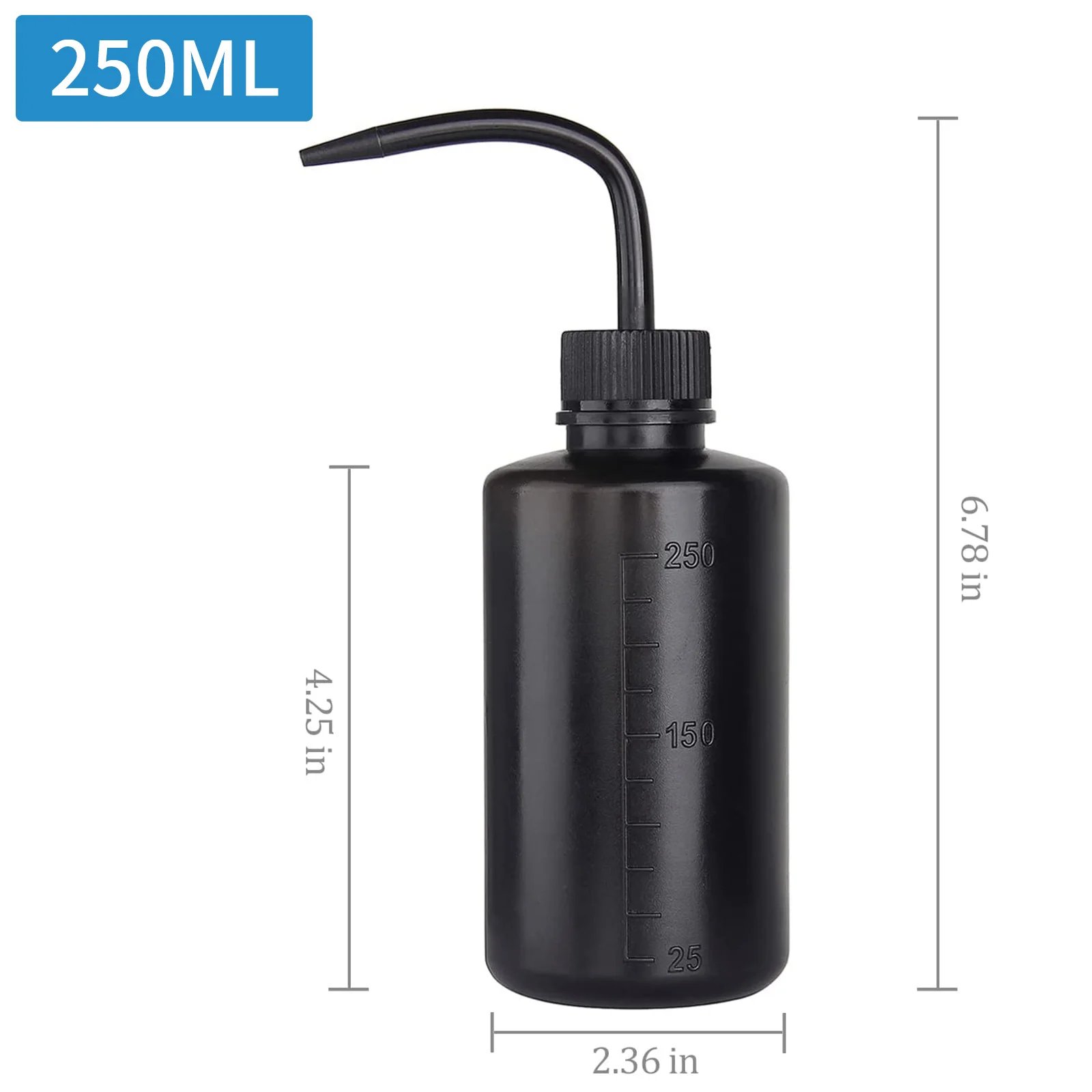 250/500ml Tattoo Spray Bottle Plastic Safety Wash Bottles Lab Tattoo Squeeze Bottle Tattoo Accessories Microblading Supplies