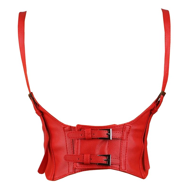 Multiple colour Oversize Female waist Underbust Corset gothic Harness Strap Rubber Girdle Elastic Belt Cummerbund for women Lady