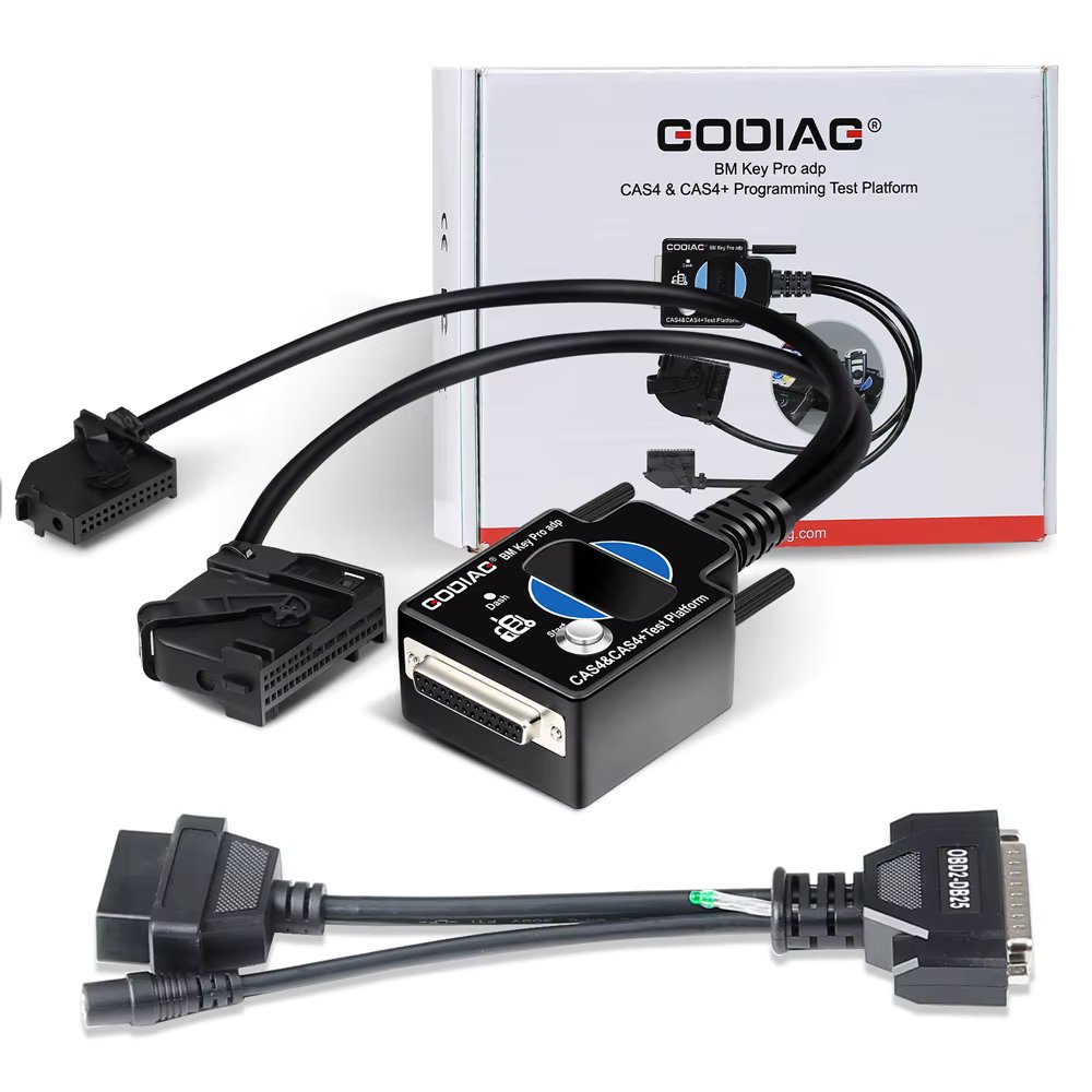 GODIAG Test Platform For BMW CAS4 / CAS4+ Work with GT100/ Xhorse VVDI2 Support Key Programming/All Keys Lost/ Add New Key