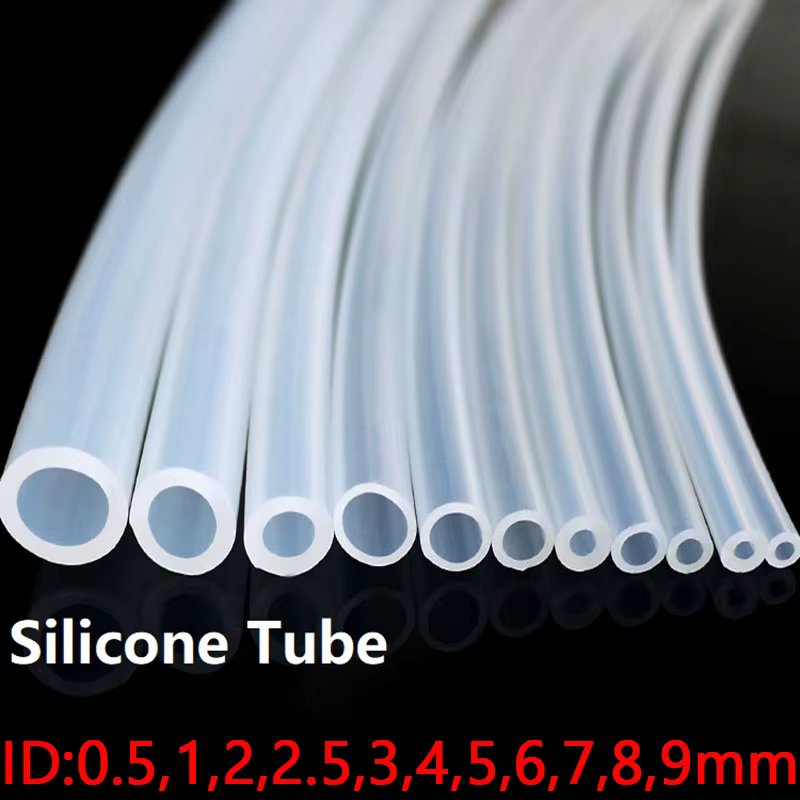 3M Food Grade Transparent Silicone Rubber Hose ID 1 2 3 4 5 6 7 8 9 10 mm O.D Flexible Nontoxic Silicone Tube