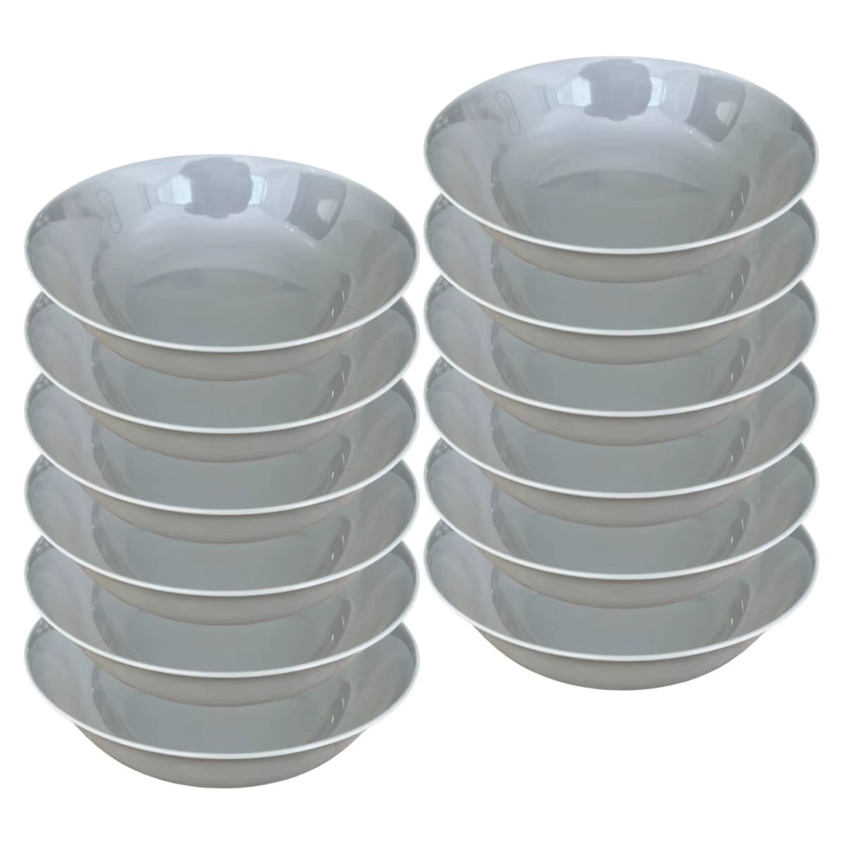 12 Bowl Bowl Bowl Bowl Melamine Grey Kitchen 1.4L Funda Bowl