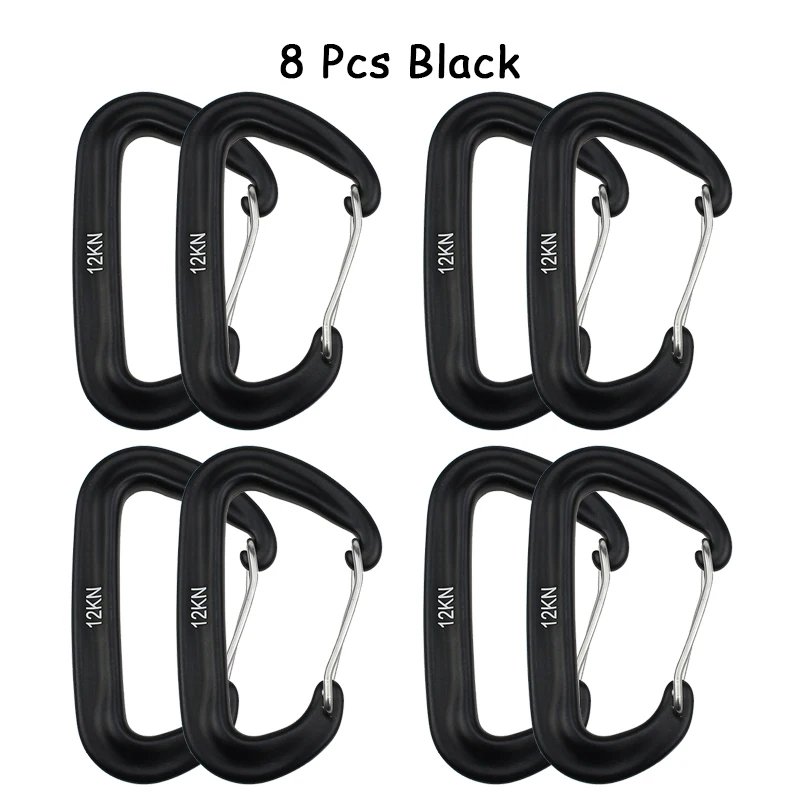 8pcs black