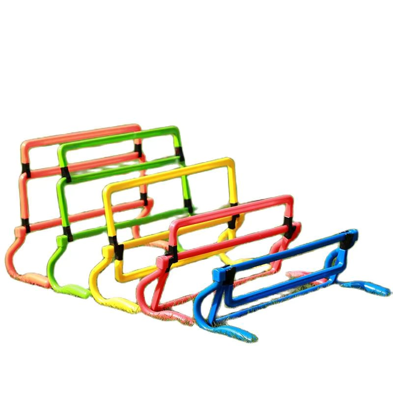 Factory wholesale high quality cheap 2020 type adjustable height soccer training agility hurdles kid and adult four fold hurdle