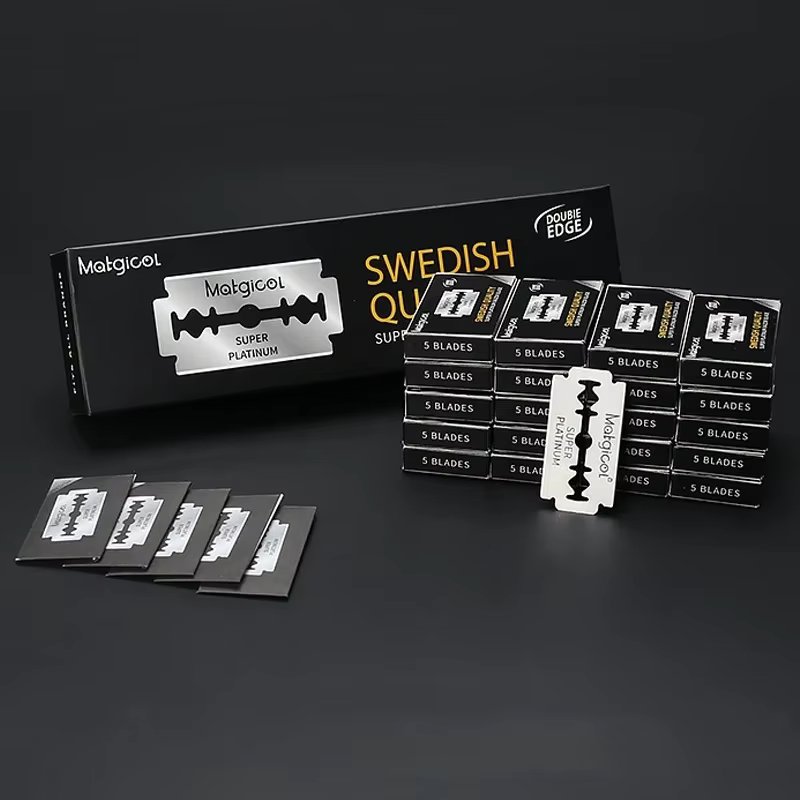 50/100pcs Men's Razor Double Edge Razor Blades Shaving Manual Safety Shaving Blades Shaving Tool