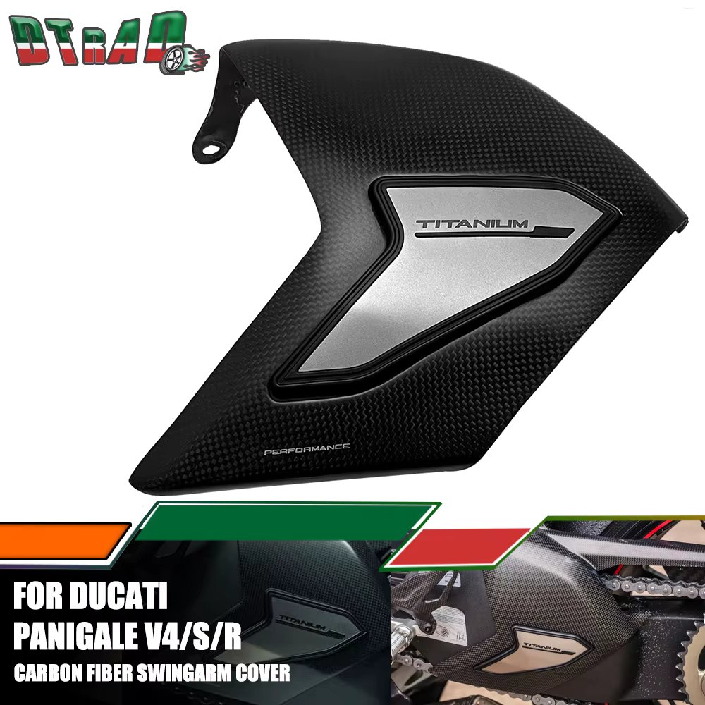 For DUCATI Panigale V4 V4S V4R SP 2018-2023 Carbon Fiber Rear Swingarm Cover Fairing Kit Motorcycle Accessories Swing Arm Guards