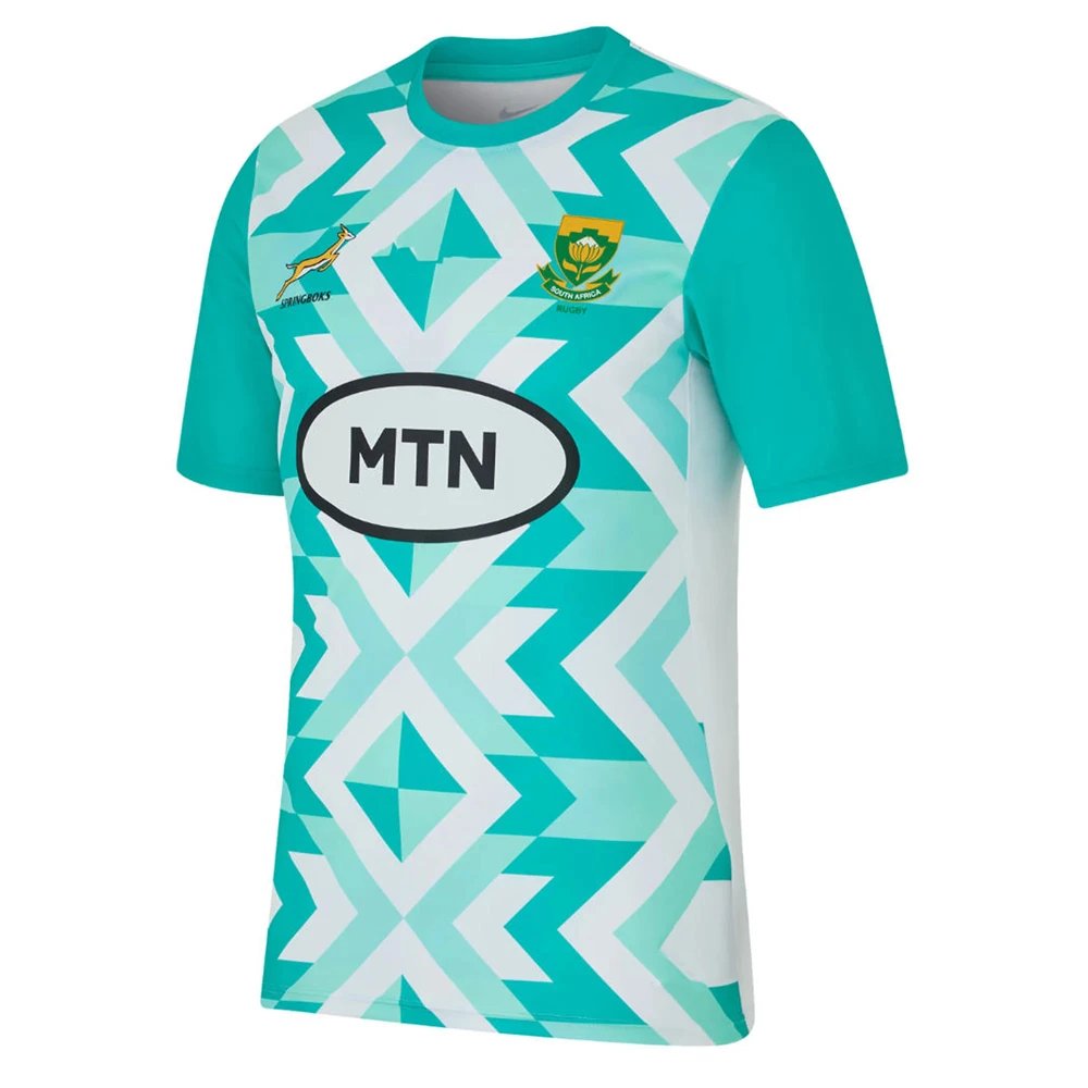 Breathable Tops 2024 New Arrival Summer SPRINGBOKS FAN AWAY JERSEY Jersey Rugby Training Jersey Football Uniform For Adult&Kid