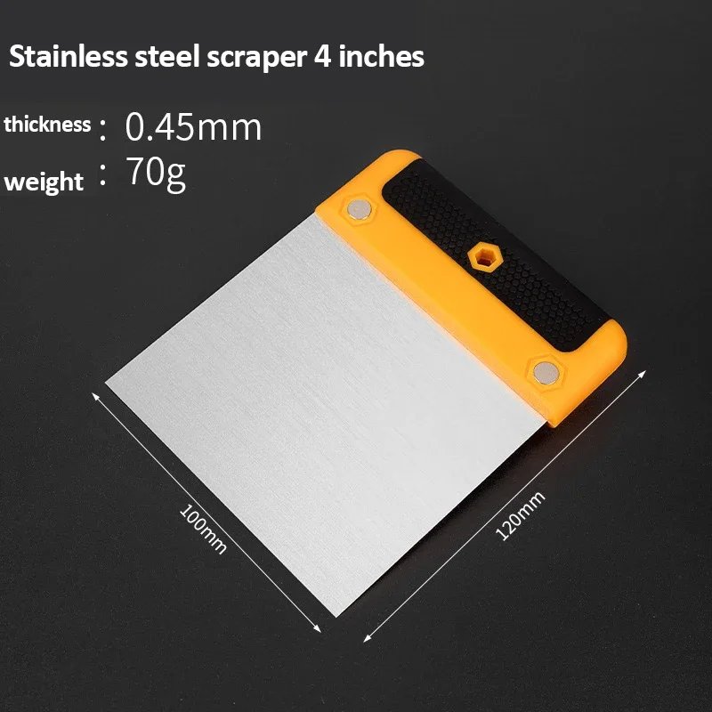 4-16 Inch Putty Plaster Filling Stainless Steel Spatula Scraper Blade Paint Feeder Filling Spatula for Wall Painting Hand Tools