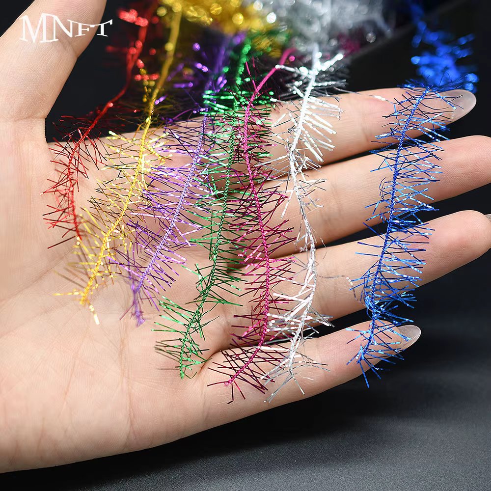 MNFT  2Meters/Bag Crystal Palmer Ice Chenille - 7 Colors -Fly Tying Materials