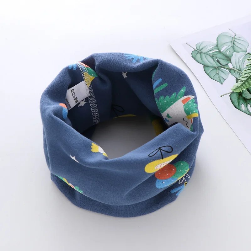 Winter Children Warmer Neck Scarf For Kids Boys Girls Neckerchief Cute Baby Cartoon Scarf Soft Neck Collar Children´s Scarves
