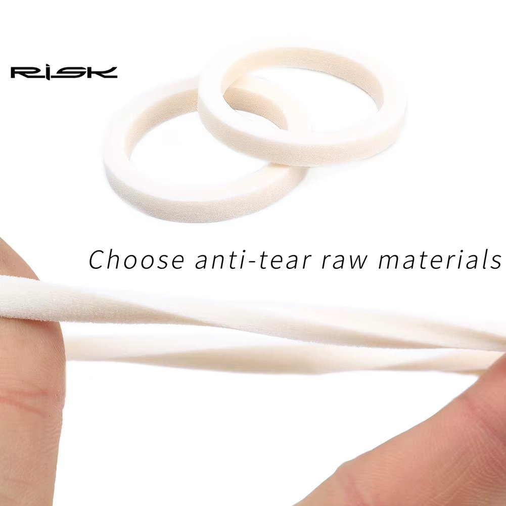 RISK 2Pcs Mountain Bike Front Fork Oil Sponge Dust Oil Absorb Sealed Foam Ring Mountain Bike Parts Accessory Supplies