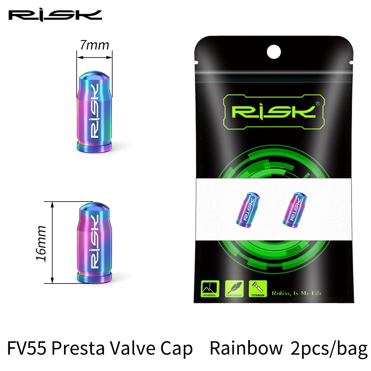 presta 2pcs rainbow
