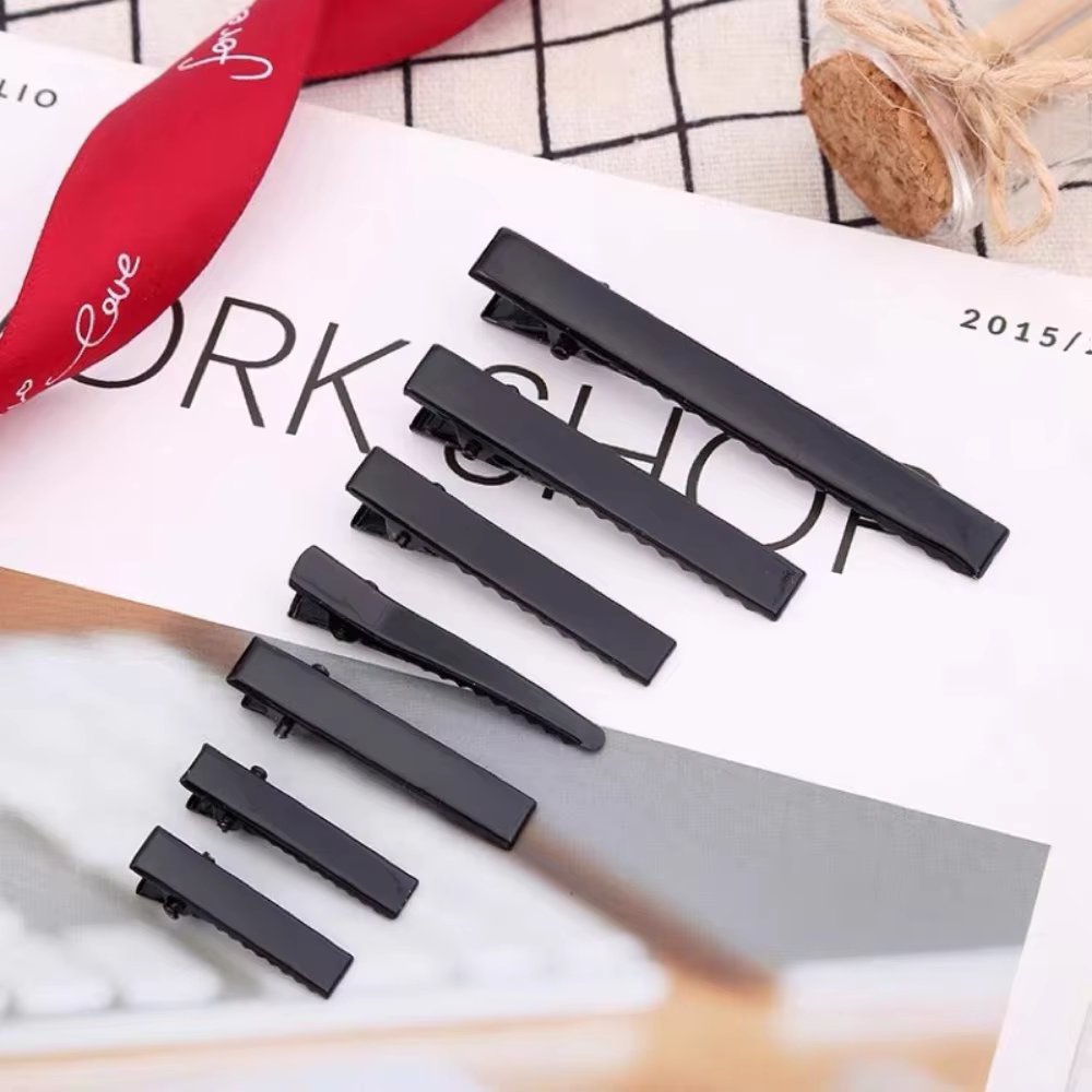 8 PCs Femenine Hair Simple Duck Beak Caps Kit