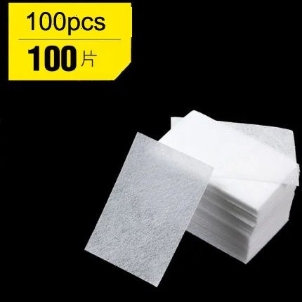 1000/500/100pcs Nail Wipe 100% Cotton Pads Lint Free Gel Nail Polish Removers Cotton Pads Manicure Wipes Nail Art Cleaning Tools
