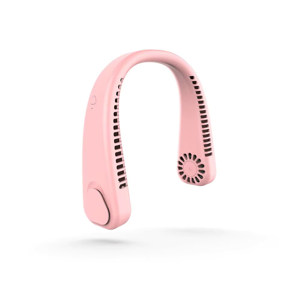 Summer Portable Hanging Neck Fan Fast Cooling USB Rechargeable Wearable Bladeless Fan Outdoor Sports Home Office Cooler