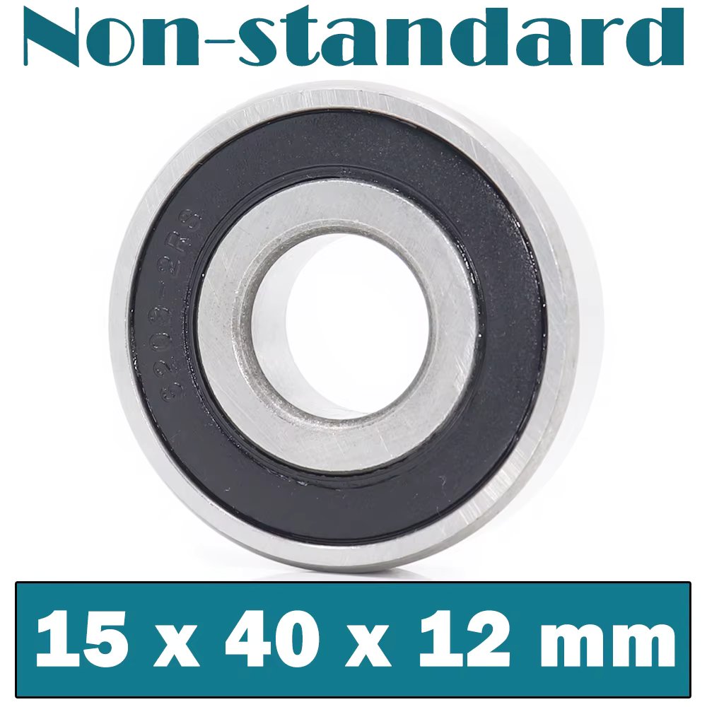 154012 Non-standard Ball Bearings 15*40*12 mm ( 1 PC ) Inner Diameter 15mm Outer Diameter 40mm Thickness 12mm Bearing 6203RS/15