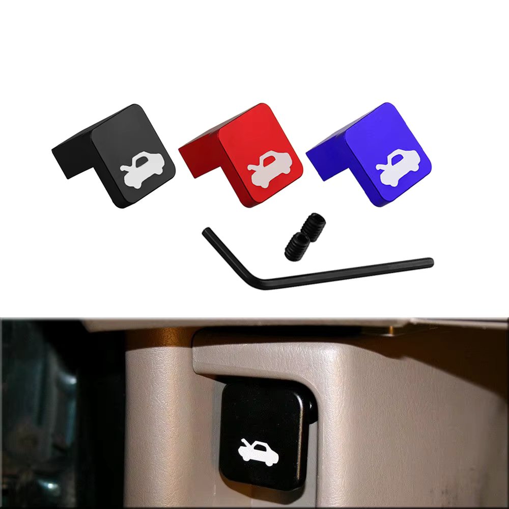 Billet Aluminum Hood Latch Release Cable Repair Kit Handle for Honda CIVIC 1996-2011, CRV 1997-2006, Element 2003-2011