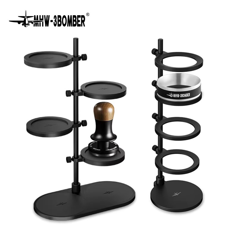 MHW-3BOMBER Magnetic Espresso Storage Stand Coffee Distributor&Tamper&Dosing Ring Storage Shelf Barista Accessories Storage Rack