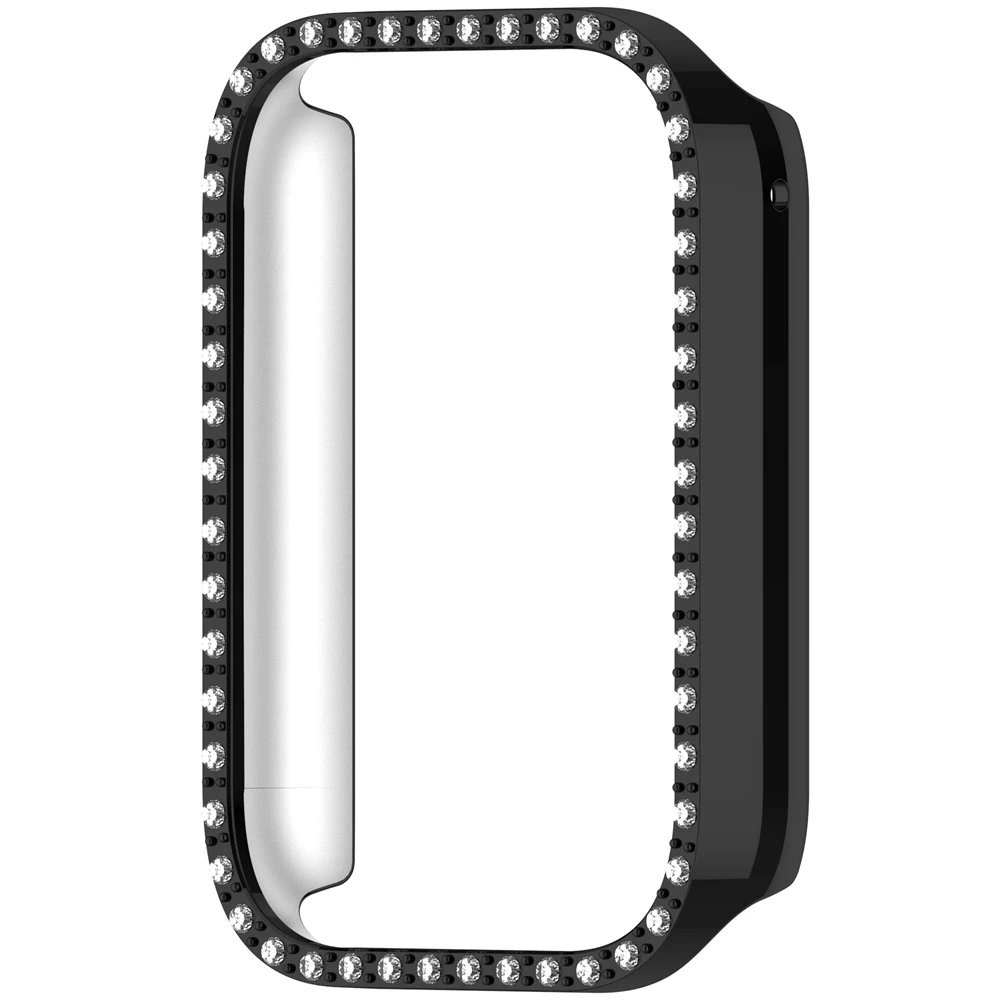 Protective Cover Case For Xiaomi mi Band 8 Pro Smart Watch band PC Plating With inlaid diamonds Protective Bumper Frame Shell Ca