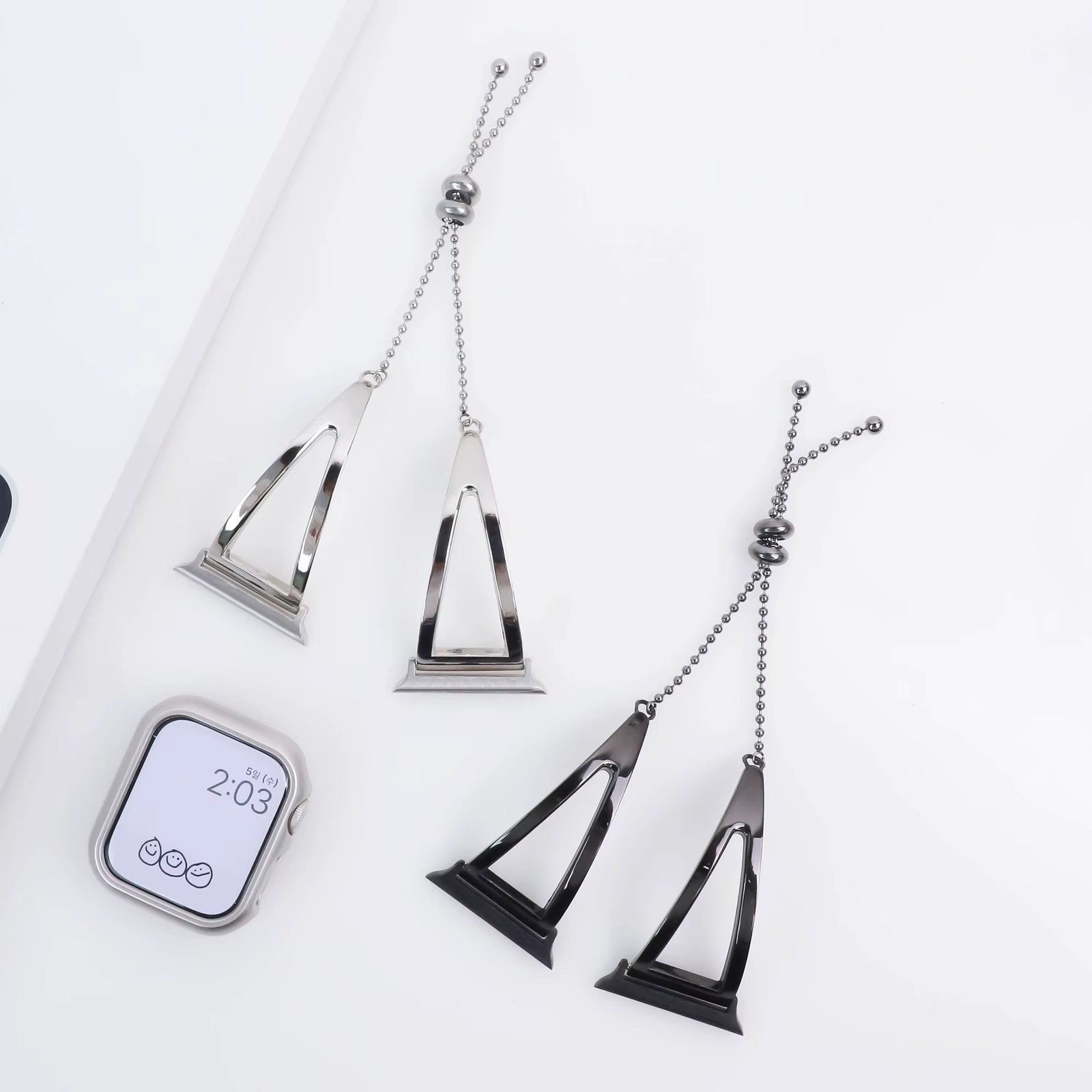 Entercorn Apple Watch Hallow Metal Bracless Slim Strap 10 SE Ultra 2 9 8 7 6