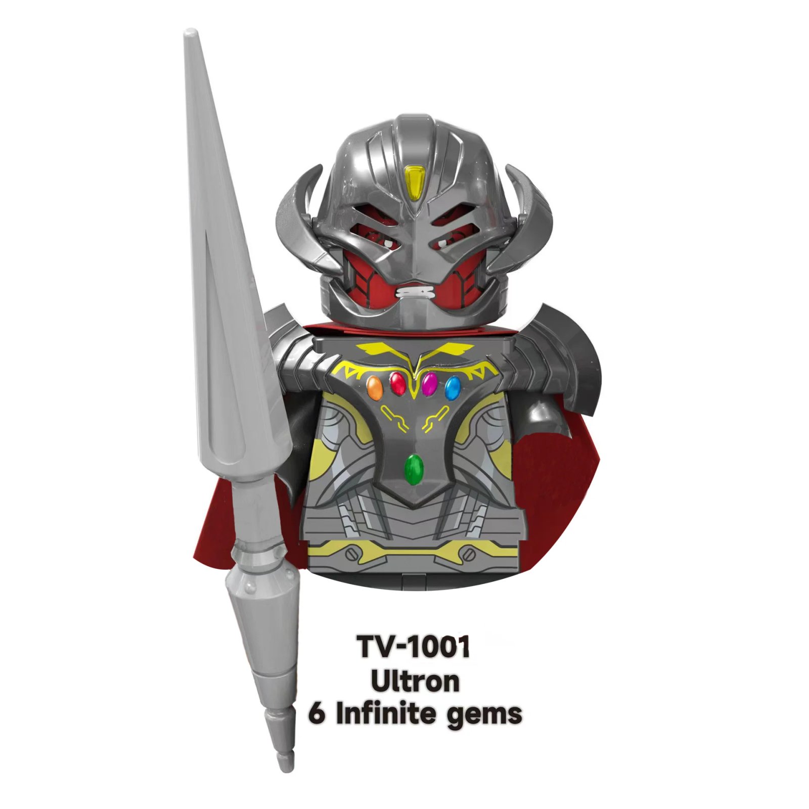 Marvel Iron Man Captain America classic character building blocks Brick toy mini model doll children's holiday birthday gift