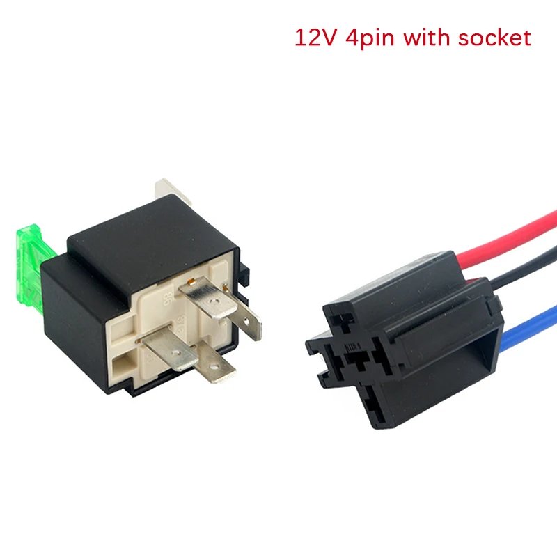 12V 4pin with socket