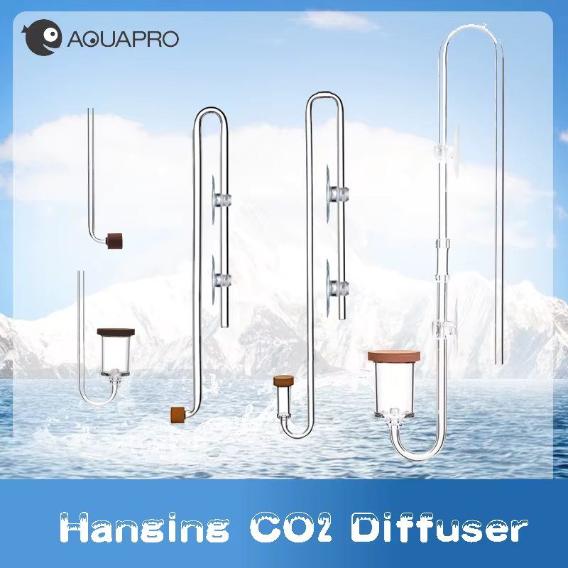 Aquarium CO2 Diffuser Bubble Counter Mini Fish Tank Sprayer Cans Carbon Dioxide Accessories Fishbowl Supplies Akvarium Filter