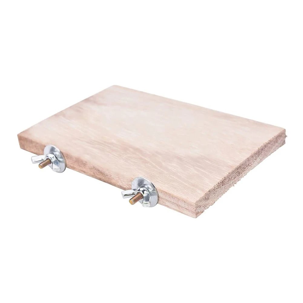 Parrot Bird Wood Perch Stand Platform Rectangle Fan-shaped Shelf Stand Board For Cockatiel Hamster Gerbil Rat Budgie Parakeet