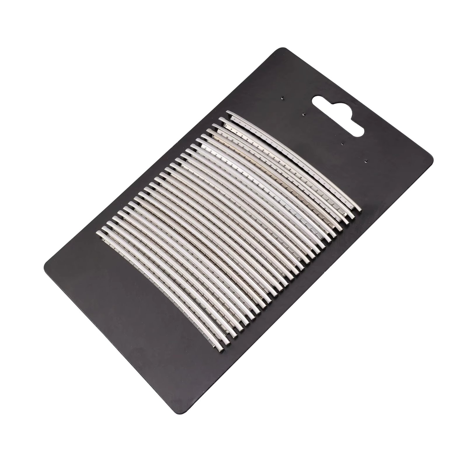 Musiclily Basic Stainless Steel 2.9mm 24 Frets Guitar Jumbo Fret Wire Set, Chrome