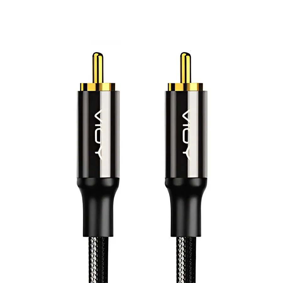 Subwoofer Cables VIOY Digital Coaxial Audio Cable HiFi 5.1 SPDIF RCA Male To Male Stereo Audio Cord for Home Theater HD TV Amp